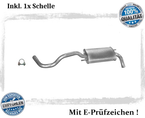 Endschalldämpfer für polo - vw,