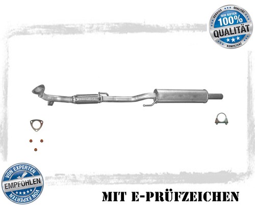 Mittelschalldämpfer polo - mittelschalldämpfer, vw